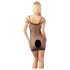 NO:XQSE - Mini vestido sexy de red - negro (S-L)