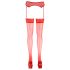 Cottelli - Medias rojas de encaje - 3/M-L