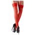 Cottelli - Medias rojas de encaje - 5/XL