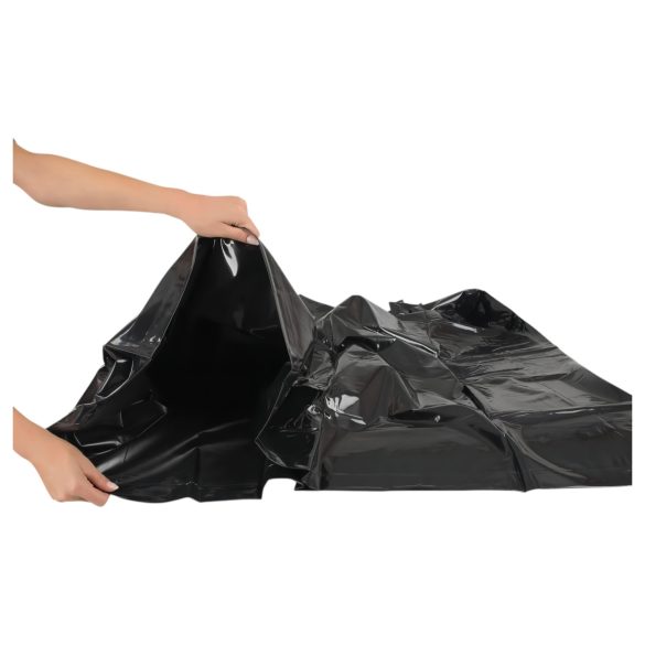 Vinyl - ropa de cama para sexo - impermeable - negro 135x200cm