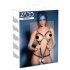 ZADO - Arnes corporal de cuero con cadenas - negro (S-L)