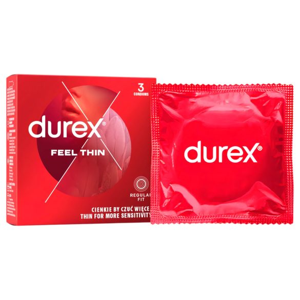 Durex Feel Thin - condones sensación real (3 uds)
