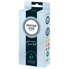 Mister Size condones finos - 47mm (10uds)