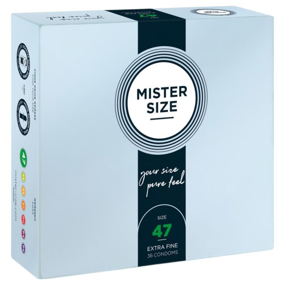 Mister Size - preservativo fino - 47 mm - 36 unidades