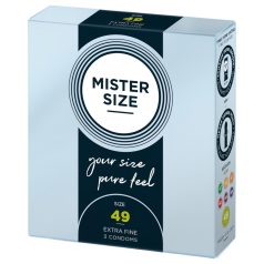 Mister Size preservativos finos - 49mm (3 uds)