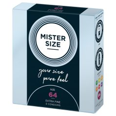 Mister Size preservativo ultra fino - 64mm (3ud)