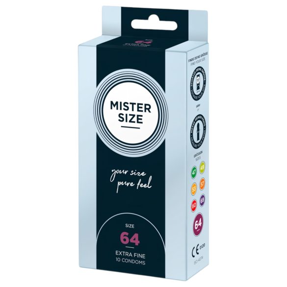 Mister Size preservativos ultrafinos - 64mm (10 unidades)