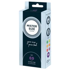 Preservativo delgado Mister Size - 69mm (10ud)