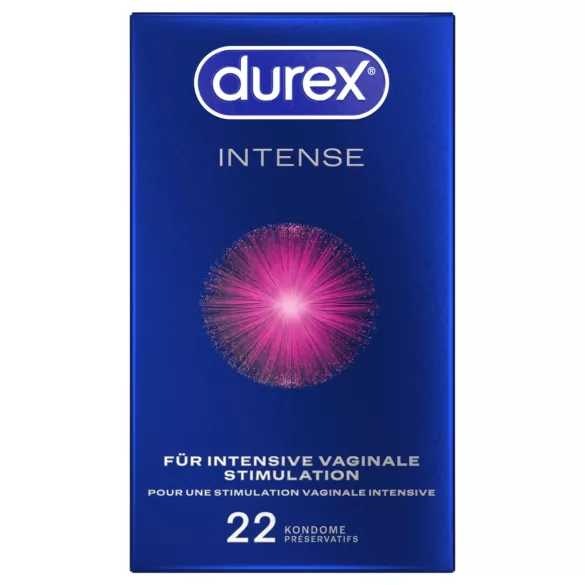 Durex Intense - Preservativos orgásmicos (22 uds)