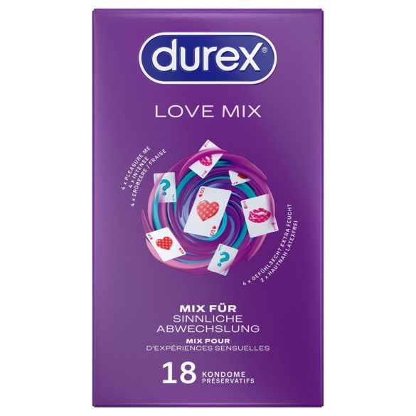 Paquete de preservativos Durex Love Mix (18 uds)