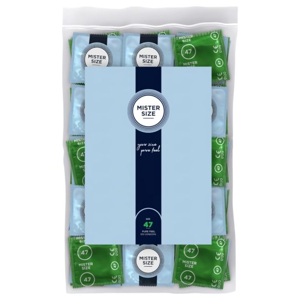 Mister Size condón delgado - 47mm (100uds)
