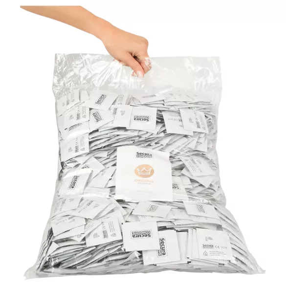 Secura Original - preservativo clásico - látex - paquete 1000 unidades