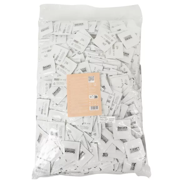 Secura Original - preservativo clásico - látex - paquete 1000 unidades