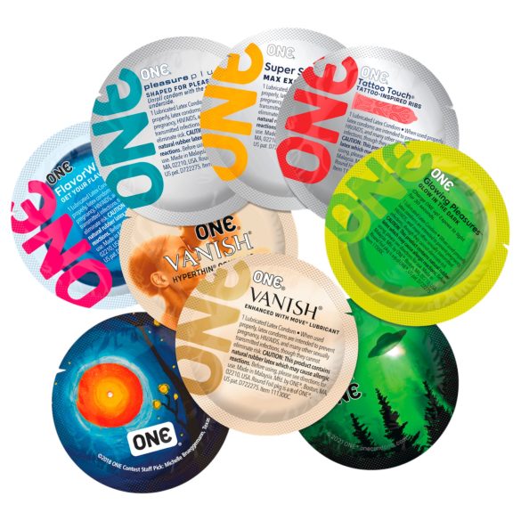 ONE Placer Variado - paquete de preservativos (12 uds)