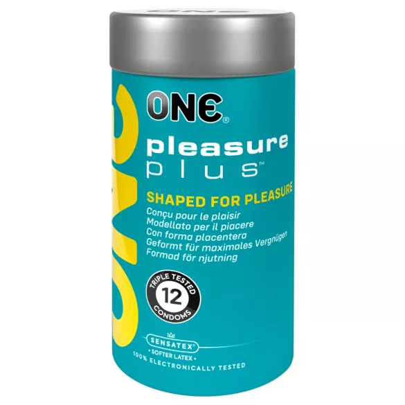 ONE Pleasure Plus - preservativo con relieve interno - paquete 12 unidades