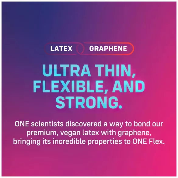 ONE Flex - preservativo grafeno - 12 unidades