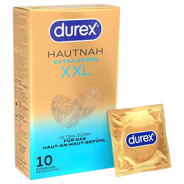 Durex Contacto Íntimo XXL - preservativos extra grandes (10 uds)