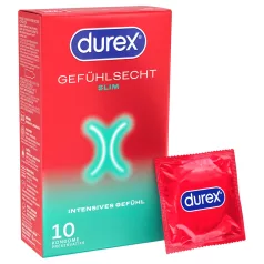 Durex - Preservativos Slim (10 uds)