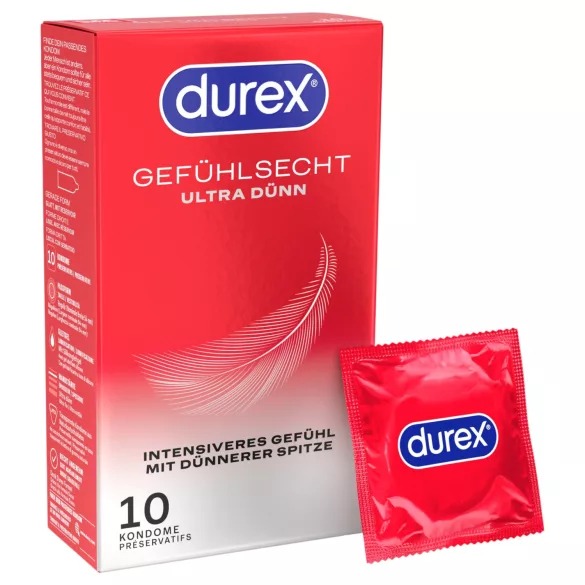 Durex - preservativos ultra finos (10 uds)