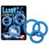 You2Toys - Trio de anillos para el placer - azul