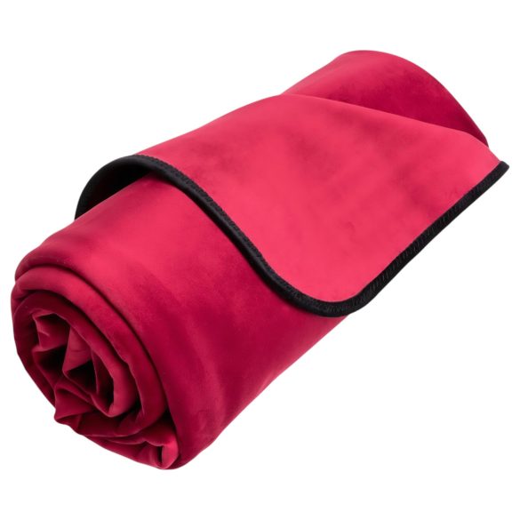 Liberator Fascinator Throw - manta sensual de microfibra (roja)