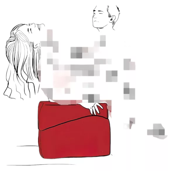 Liberator - Cojín sexual - set completo - negro