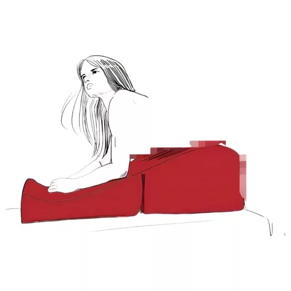 Liberator - Cojín sexual - set completo - negro