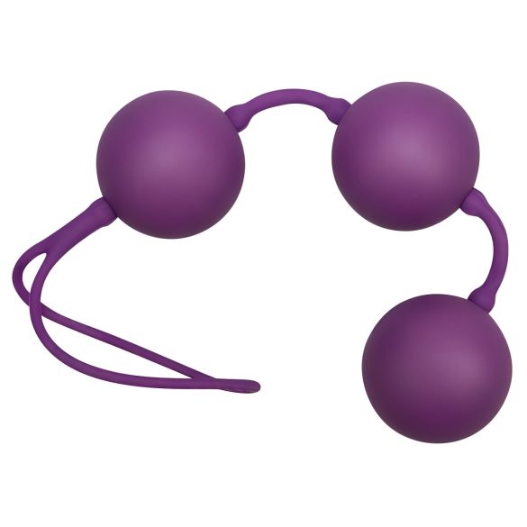 You2Toys - Bolas de placer triples, terciopelo lila