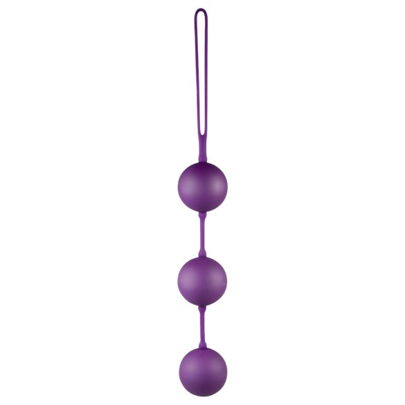 You2Toys - Bolas chinas triples de terciopelo violeta