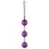 You2Toys - Bolas de placer triples, terciopelo lila