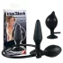 You2Toys - plug anal inflable - silicona negra