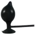 You2Toys - plug anal inflable - silicona negra