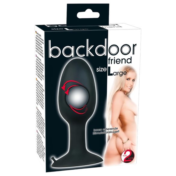 You2Toys - Plug anal con bola interna - Talla L