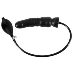 LÁTEX - Dildo inflable (negro)