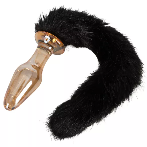 You2Toys - Plug anal de cristal con cola de gato