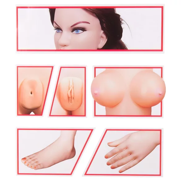 Suzie Carina - muñeca sexual hinchable - tamaño real