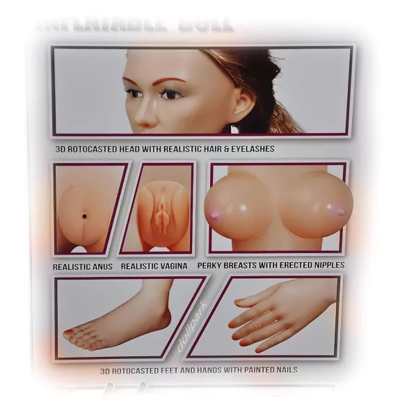 Antonya Vidra - muñeca sexual femenina - pierna semi levantada - silicona