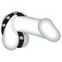 Bad Kitty - anillo doble de cuero negro
