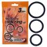 You2Toys - Trío de anillos de silicona para pene - negro