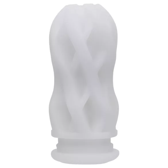 TENGA - masturbador texturizado fuerte - silicona blanca