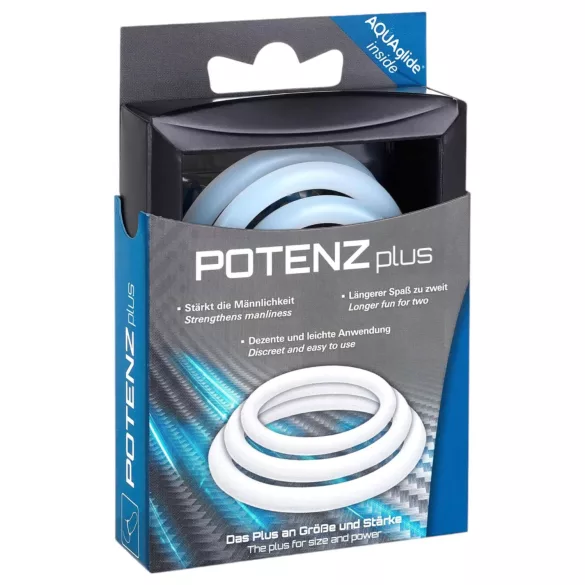 POTENZplus - anillo para pene - set de 3 piezas