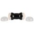 You2Toys - Vagina y Ano - masturbador doble (negro)