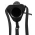 You2Toys - Arnés Inflable con Dildo Hueco de Silicona (Negro)