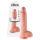 King Cock 10 Gran Consolador con Testículos (25 cm) - Natural