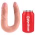 King Cock Dildo Doble (mediano) - natural