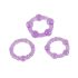 You2Toys - ¡Ponte Firme! Set de Anillos para el Pene - Morado (3 uds)