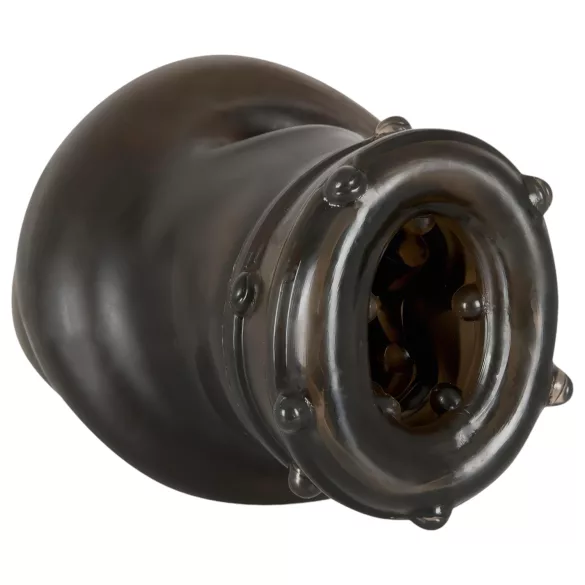 Rebel - funda para pene texturizada - silicona gris