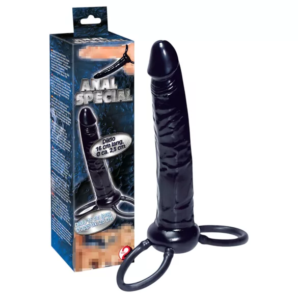 You2Toys - Dildo anal especial - silicona negra
