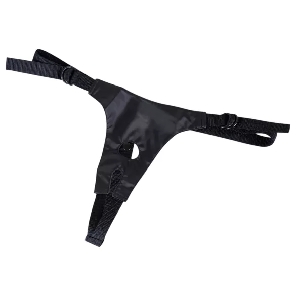 You2Toys - Arnés con consolador set - silicona negra