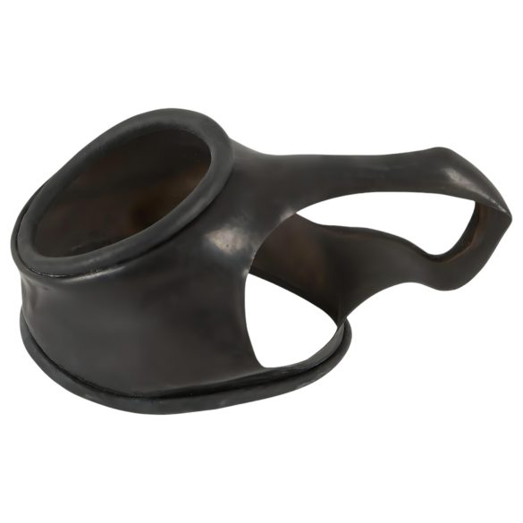 You2Toys - Anillo de látex para pene y testículos - negro